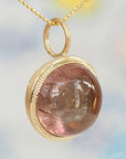 GP425 | 13mm Bi-color Tourmaline Galileo Pendant