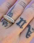Tetris Oval Signet | Size 7.5
