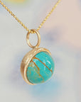 GP417 | 10mm Turquoise Galileo Pendant
