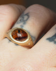 GR411 | Montana Agate Galileo Ring