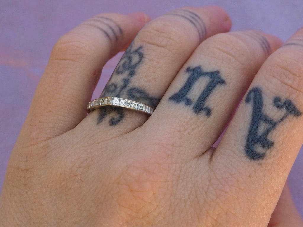 Step Cut Slice Ring