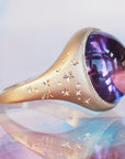 GR403 | 12mm Amethyst Galileo Ring