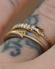 GR418 | Snake Ouroboros Ring