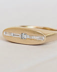 Tetris Oval Signet | Size 7.5