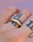 4mm Half Round Celestial Band