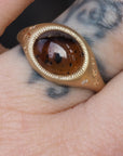 GR411 | Montana Agate Galileo Ring