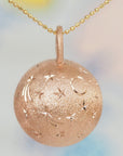 GP426 | 13mm Magenta Tourmaline Galileo Pendant | 14K Rose