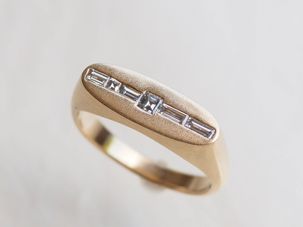 Tetris Oval Signet | Size 7.5