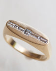 Tetris Oval Signet | Size 7.5