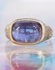 GR404 | Iolite Sugarloaf Galileo Ring