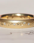 4mm Half Round Celestial Band