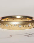 4mm Half Round Celestial Band