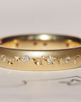4mm Half Round Celestial Band