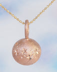 GP413 | 8mm Chalcedony Galileo Pendant | 14K Rose