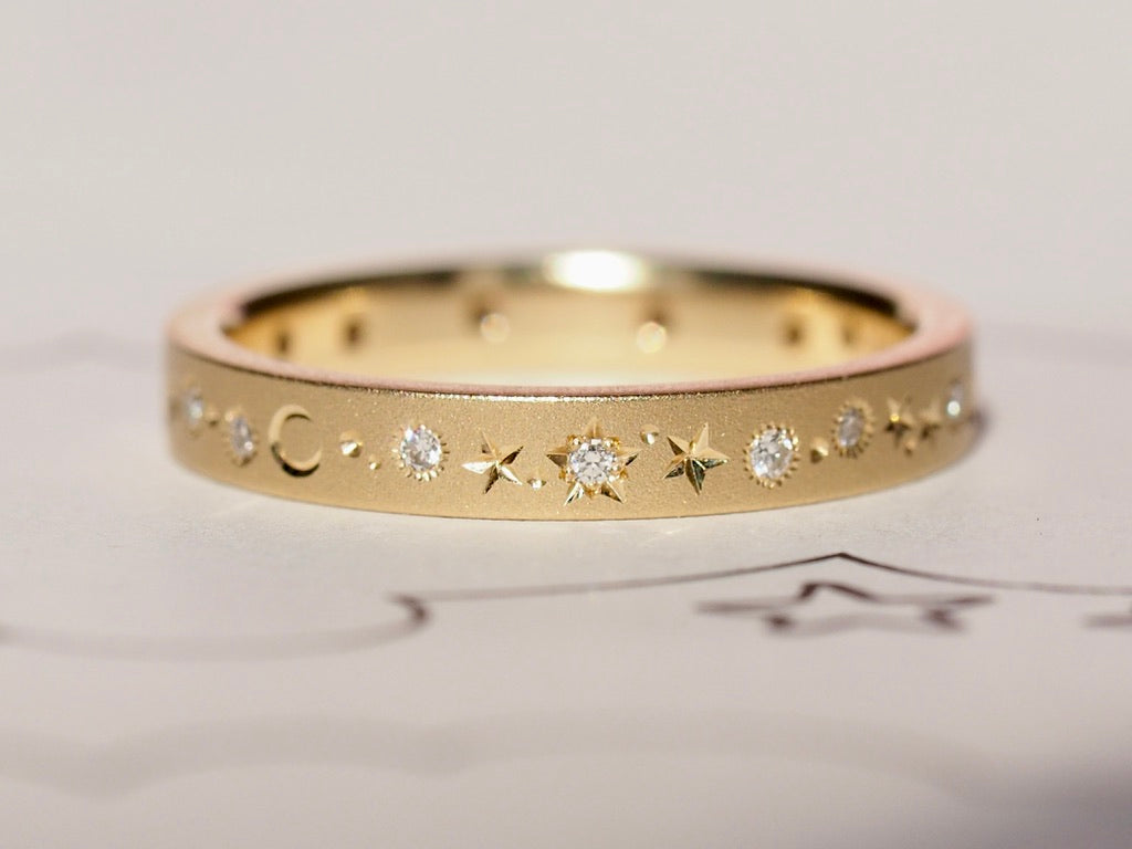 3mm Flat Celestial Band