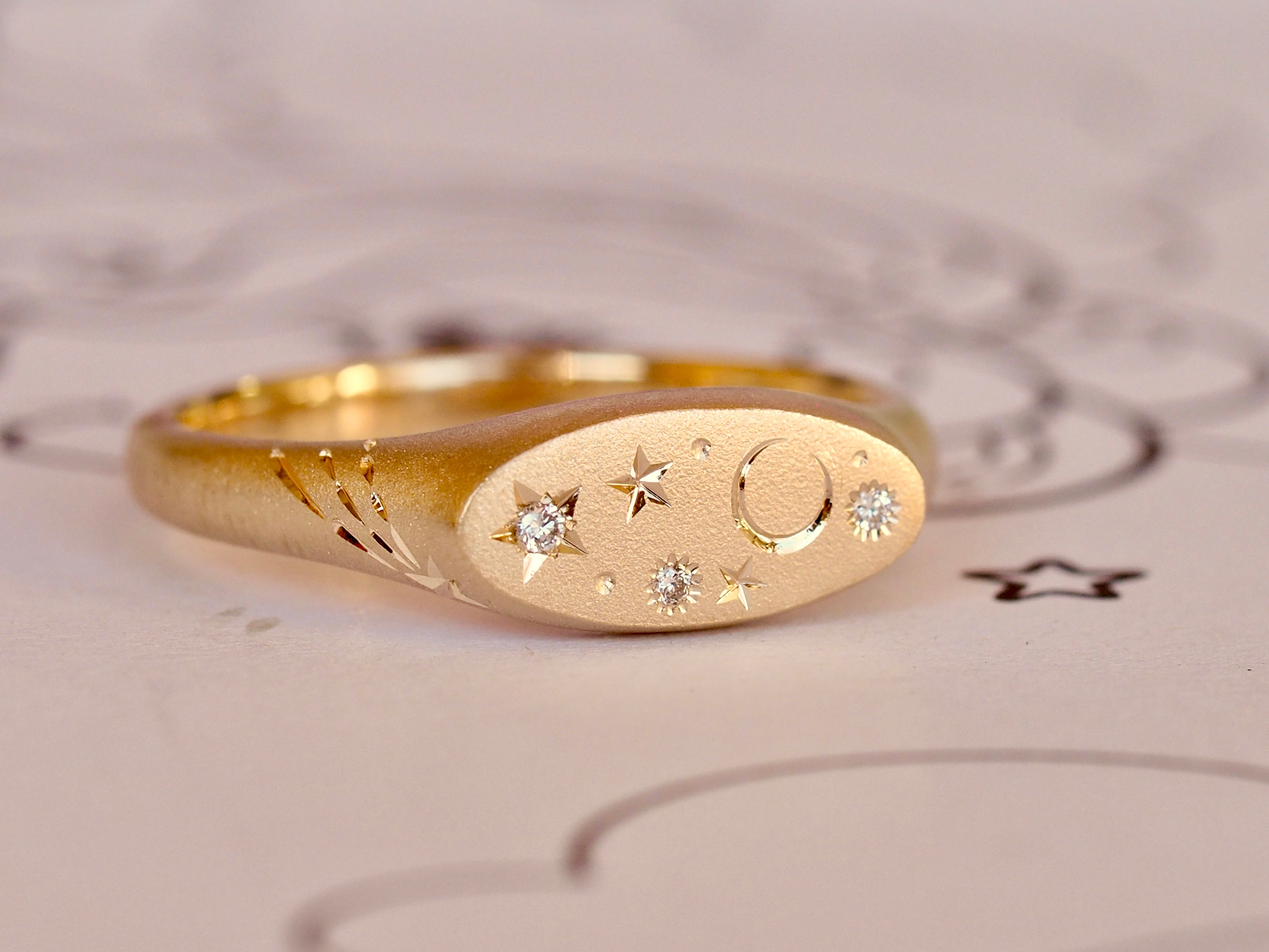 MHT　Miniature Princess Ring (Spinnel) ASHI Princess Shape Semi-Mount Diamond Engagement Ring
