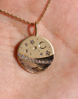 Large Celestial Wave Pendant