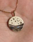 Large Celestial Wave Pendant