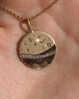 Large Celestial Wave Pendant