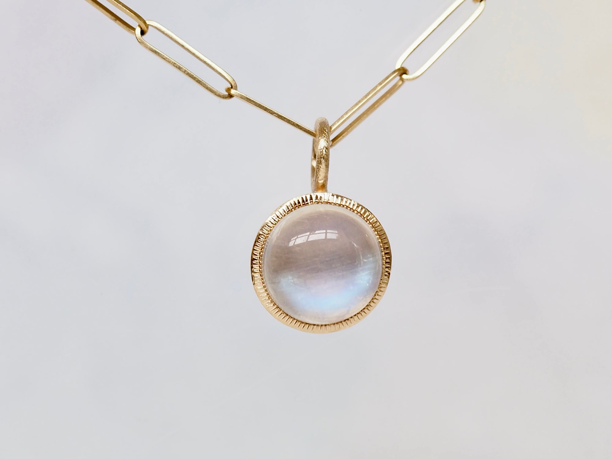 10mm Moonstone Galileo Pendant
