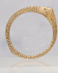 Snake | Engraved Slice Ring