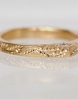 Rosecut Diamond | Engraved Slice Ring