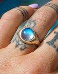 9mm Moonstone Galileo Ring
