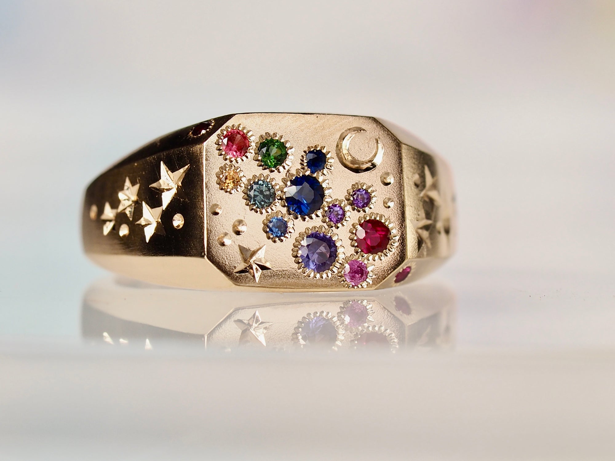 Celestial Ring | Cut Corner | Rainbow