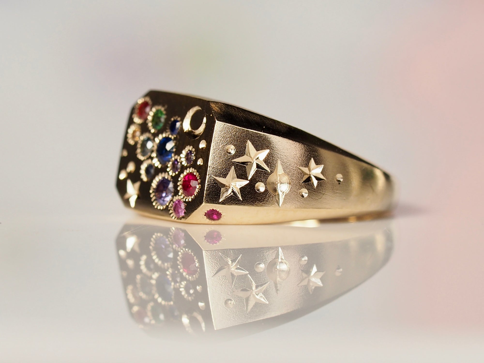 Celestial Ring | Cut Corner | Rainbow