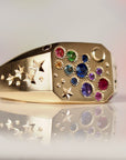 Celestial Ring | Cut Corner | Rainbow