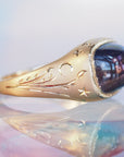 GR404 | Iolite Sugarloaf Galileo Ring
