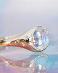 GR412 | 9mm Moonstone Galileo Ring