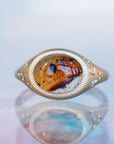 GR411 | Montana Agate Galileo Ring