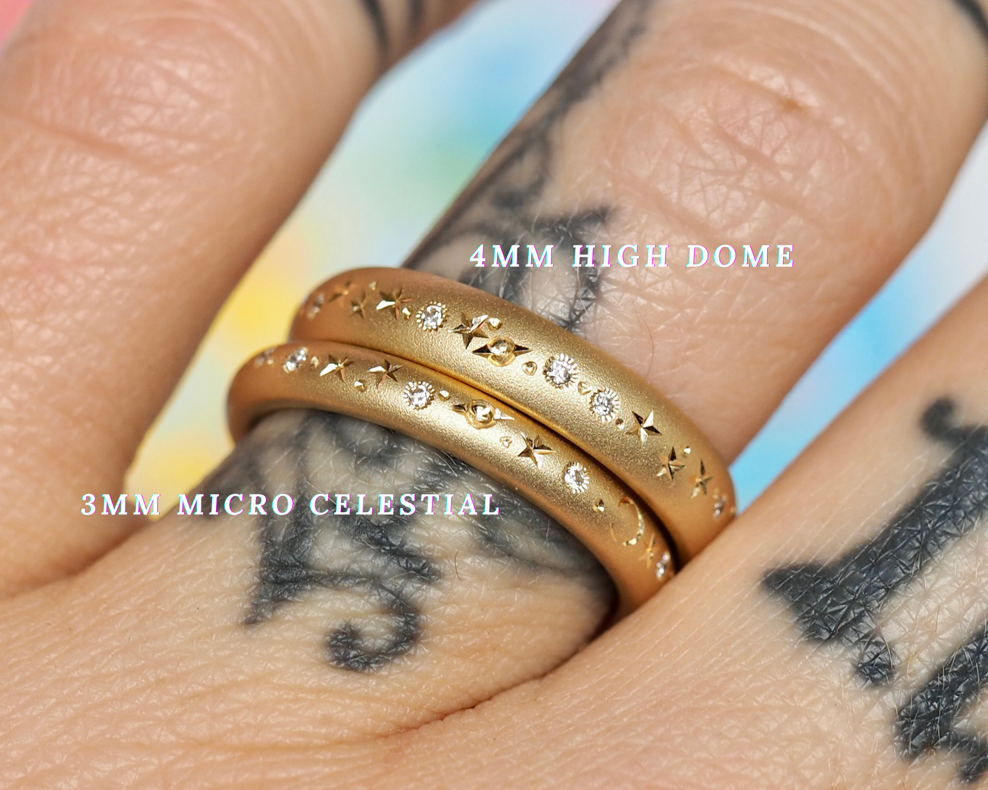 SS239 | Micro Celestial Band | 3mm | size 6.5