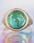 GR401 | 12mm Geen Tourmaline Galileo Ring