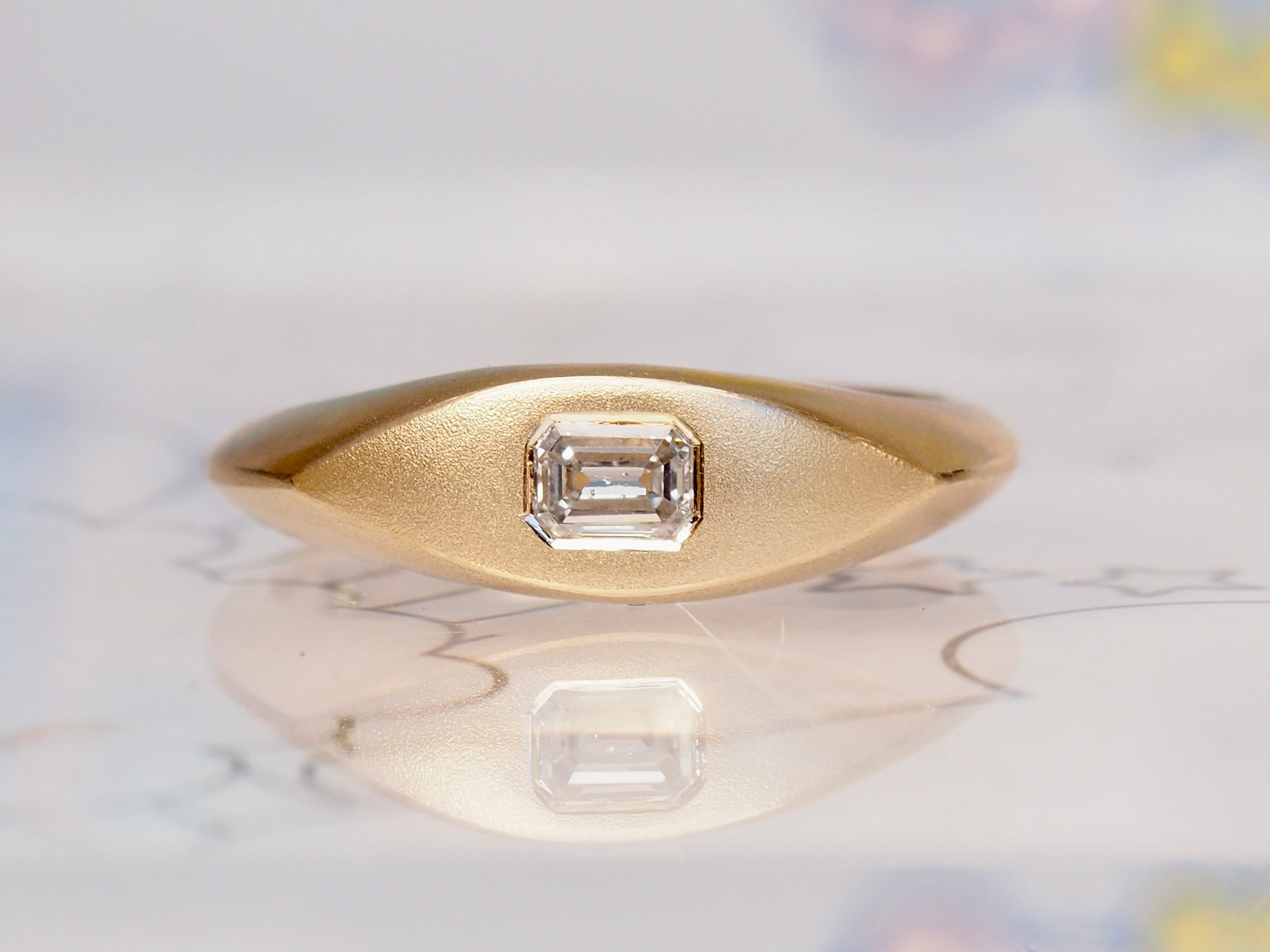 HD 108 | Emerald Cut Diamond Astrid Ring
