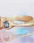 GR424 | Trio Sapphire Asscher Celestial Band