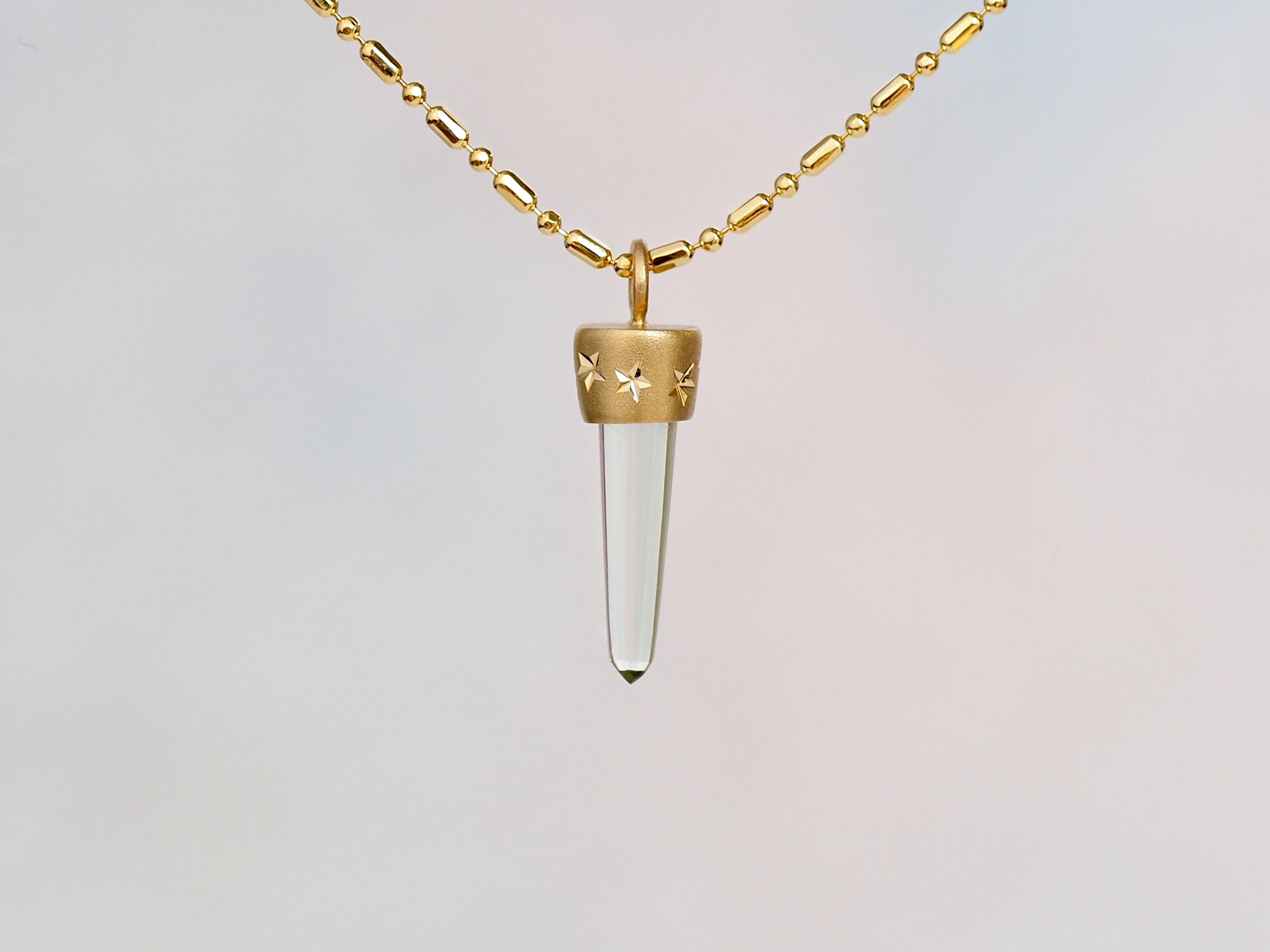SS218 | Green Quartz Unicorn Horn