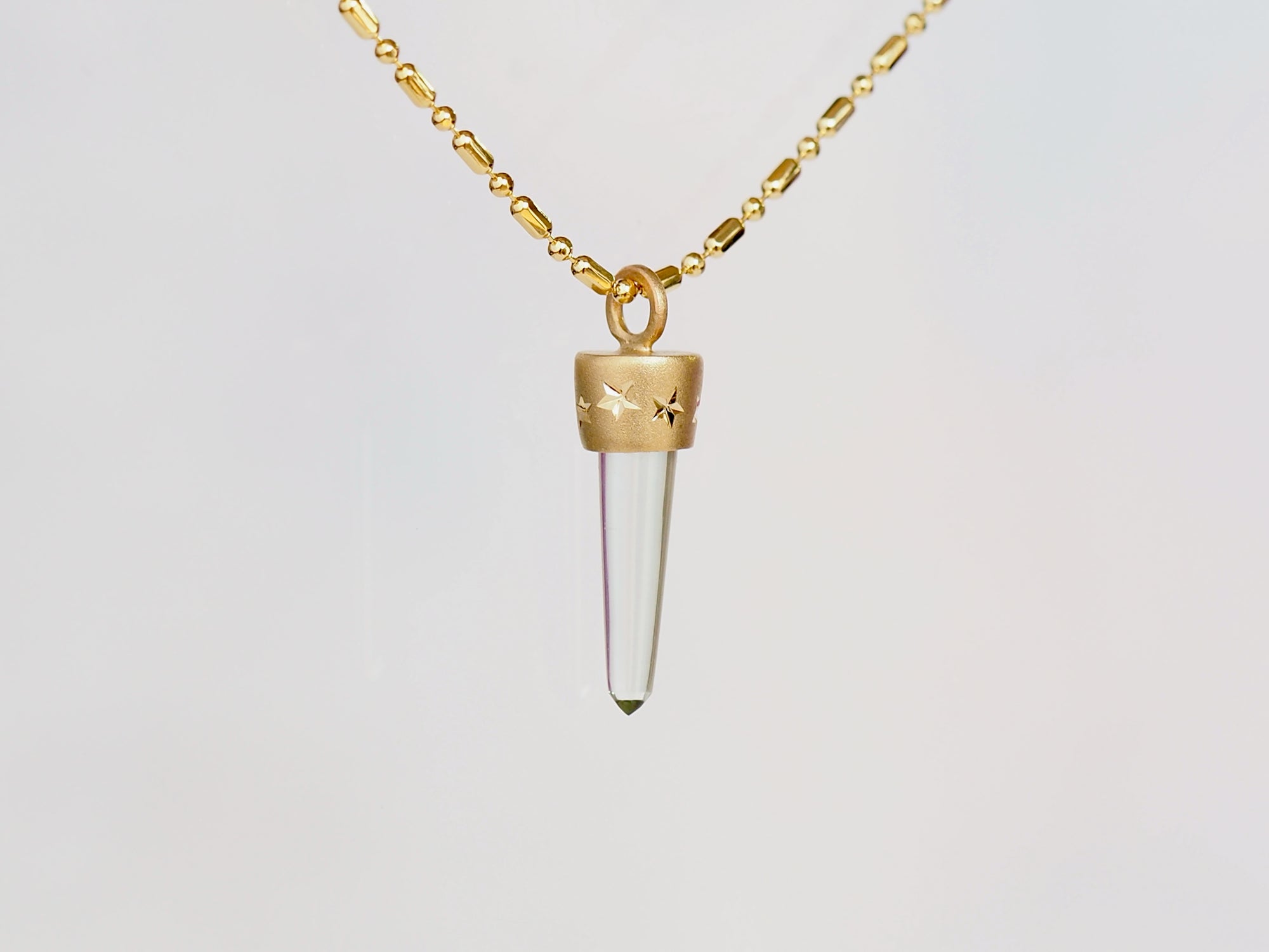 SS218 | Green Quartz Unicorn Horn