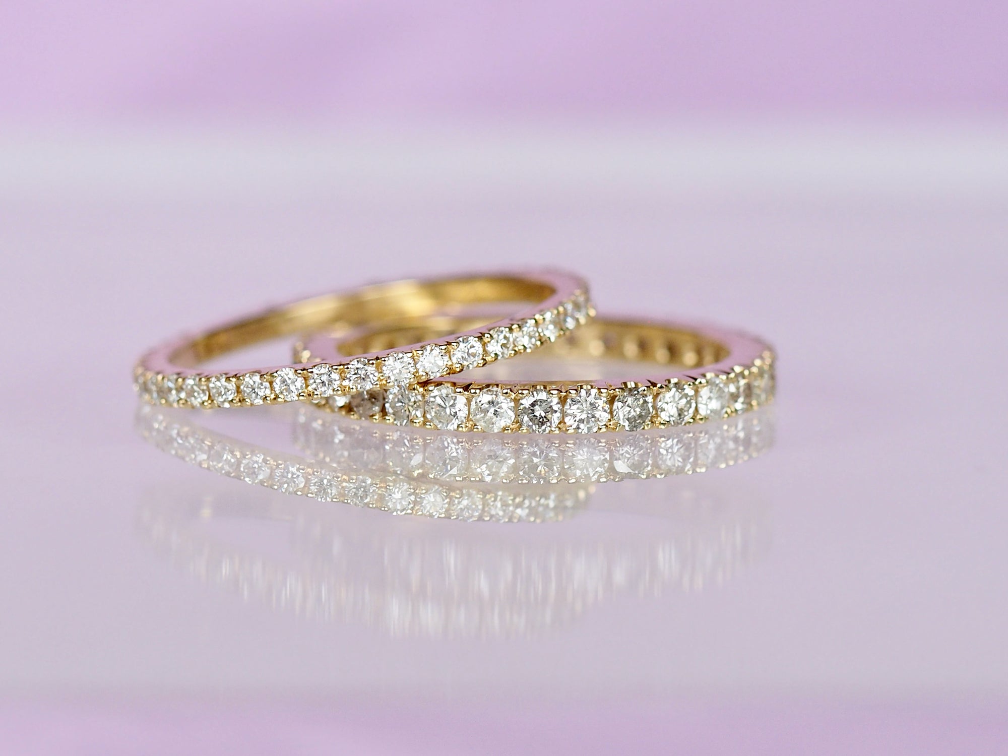 SS243 | 1.6mm Eternity Band | 14k Yellow Gold | size 7