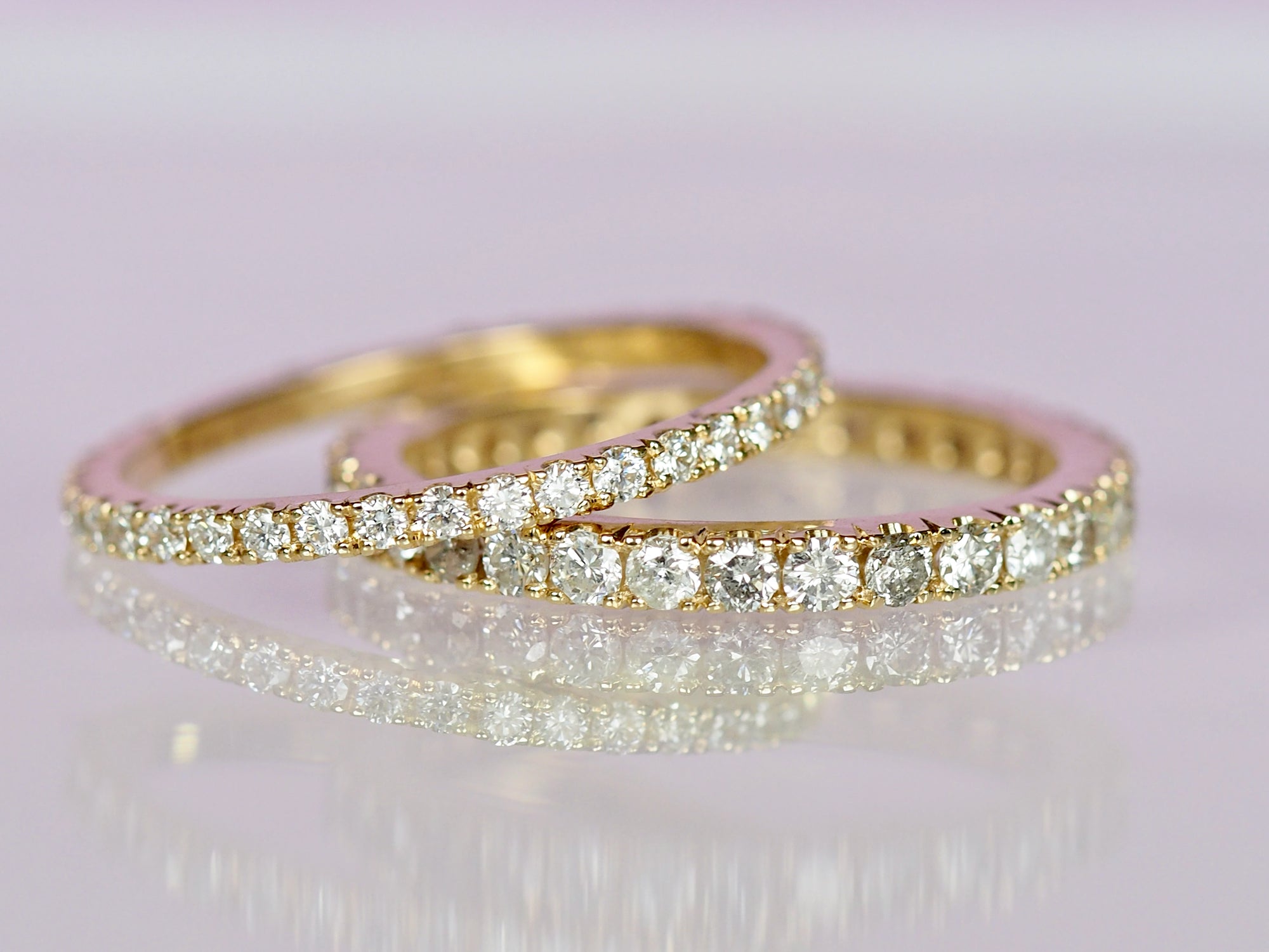 SS243 | 1.6mm Eternity Band | 14k Yellow Gold | size 7
