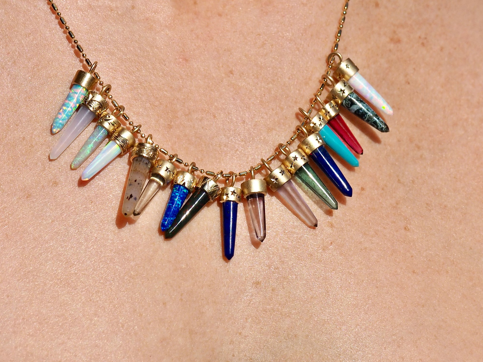 SS218 | Green Quartz Unicorn Horn